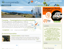Tablet Screenshot of camperado.nl