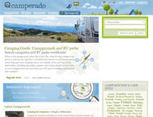 Tablet Screenshot of camperado.com